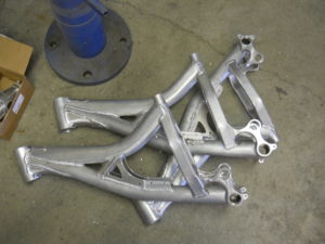 FB-13 "Odysseus" DH frames, made up of 6061 Aluminum