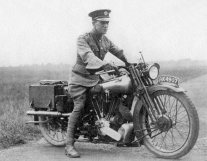 Lawrence of Arabia on his Brough Superior "George V"