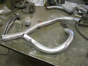 Steel Exhaust, post red-hot bend.